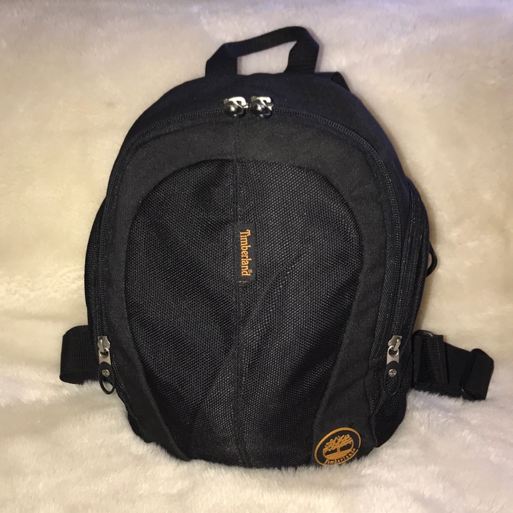 {Timberland} Black Mini Backpack